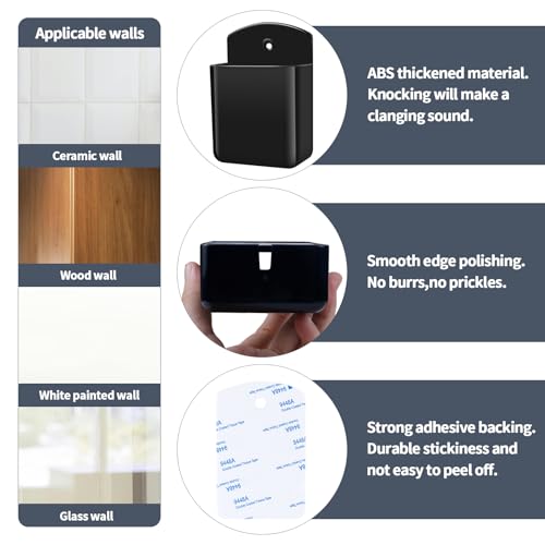 Modern 2 PCS Remote Control Holders Wall Mount, Self Adhesive TV